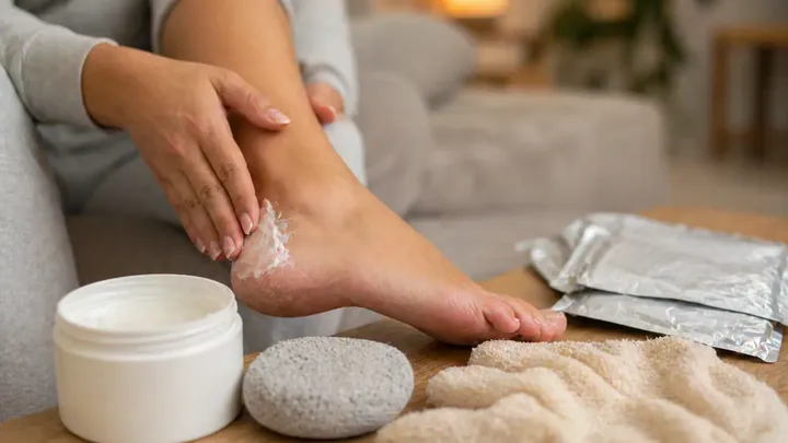 Le remède ultime contre la sécheresse des pieds consiste à mettre des sacs en plastique sur les pieds - voici comment cela fonctionne