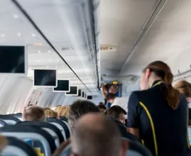 Aha! Das ist also der Grund warum Stewardessen ihre Hände immer auf dem Rücken halten wenn du ins Flugzeug steigst!