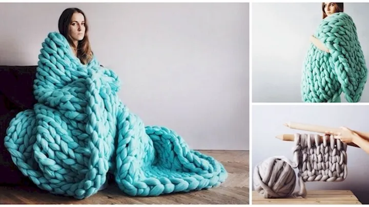 Prepárate para el invierno haciendo bricolaje con estas maravillosas mantas. ¡Es realmente fácil!