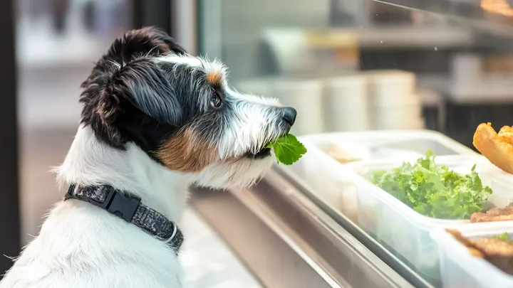 Cão de rua deixa cair uma folha na loja todas as manhãs - um dia, o dono da loja o segue