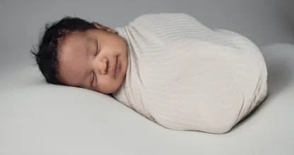 Baby rescued from rubble in Syria is reunited with aunt and uncle