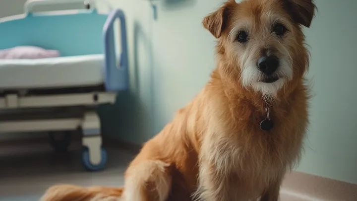 Un perro de un refugio no dejaba de mirar a una niña que lloraba en el hospital, y una enfermera fue testigo de un milagro