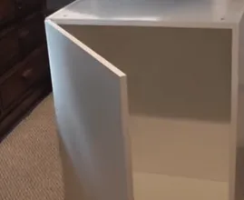 He takes 7 IKEA kitchen cabinets and makes this for his daughter's bedroom! We love this creative father!