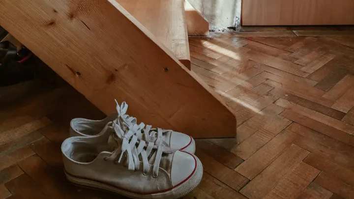 This is why you should take your shoes off while inside the house