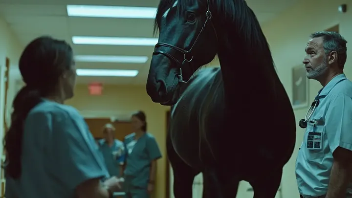 Horse Breaks Into Hospital – Nurse Brought to Tears