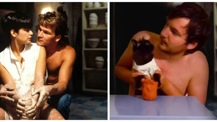 Hilarisch dit! Deze man doet beroemde filmscènes na, samen met zijn kat!