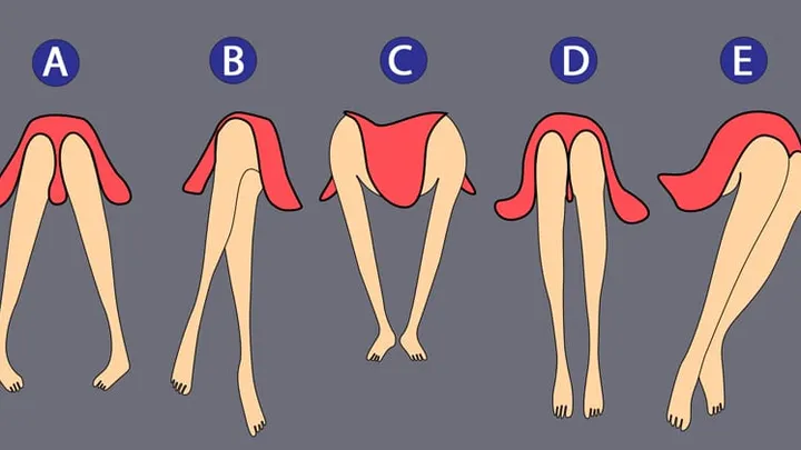 Come tieni le gambe quando sei seduto? Questo è ciò che la tua postura da seduto rivela della tua personalità!
