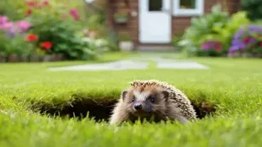 Igel gräbt immer wieder den Garten eines Mannes um - Sie werden nicht glauben, warum