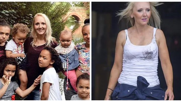 Deze moeder van 8 kinderen vind zichzelf 'te sexy' voor een baan!