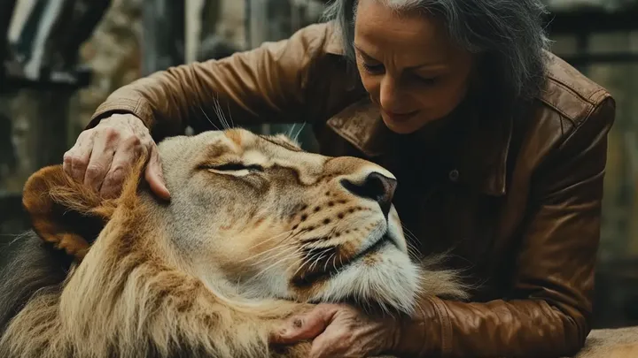 Leeuw weigert dagenlang te bewegen-dierenarts kon het niet geloven toen ze ontdekten waarom