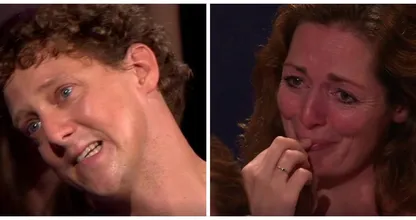 Heftig: Jochem Myjer en zijn vrouw allebei in tranen tijdens tv-programma 'College Tour'!