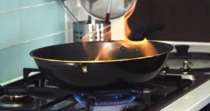 Grease fire?! Put it out with THIS handy product you already own!