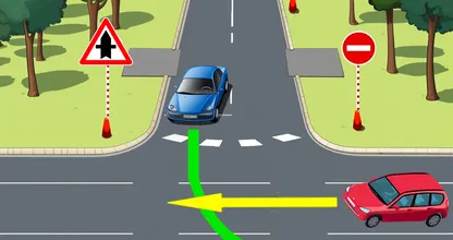 Which car has priority? Few people know the answer