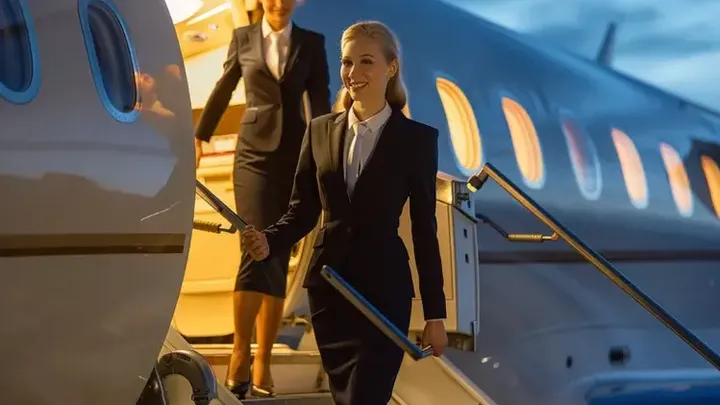 Jonge vrouw blijft handgebaren maken in vliegtuig - als stewardess doorheeft waarom, waarschuwt ze de autoriteiten