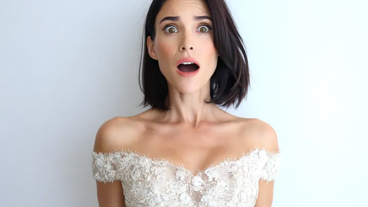 Sua mãe usou um vestido de noiva em seu casamento - a reação do noivo a deixou atônita