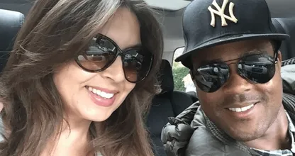Het zoontje van Patrick Kluivert lijkt sprékend op zijn vader! En wat een schattig jongetje!