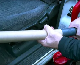 This is why a paper towel tube is the ideal vacuum attachment