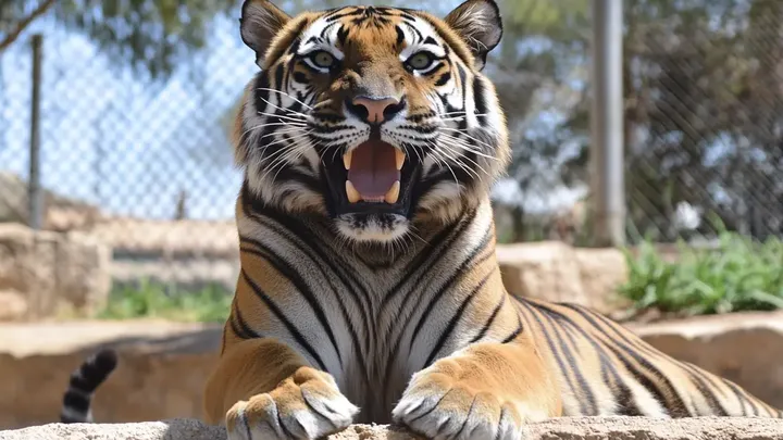 Um filhote de cachorro cai em um cercado de tigres - os tratadores não acreditaram no que viram a seguir