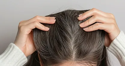 白髪に重曹を入れて、何が起こるか見てみましょう。