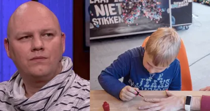 Vader van nagellakheld Tijn doet bij RTL Late Night zijn verhaal: "Ik sliep 16 uur per dag"