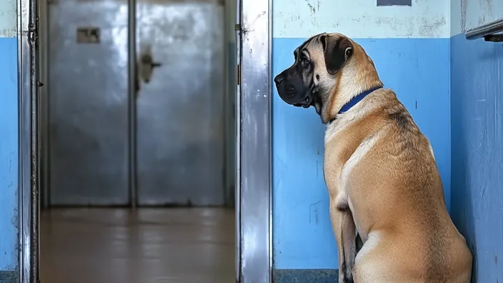 El personal se queda helado cuando un perro entra en el hospital con este..