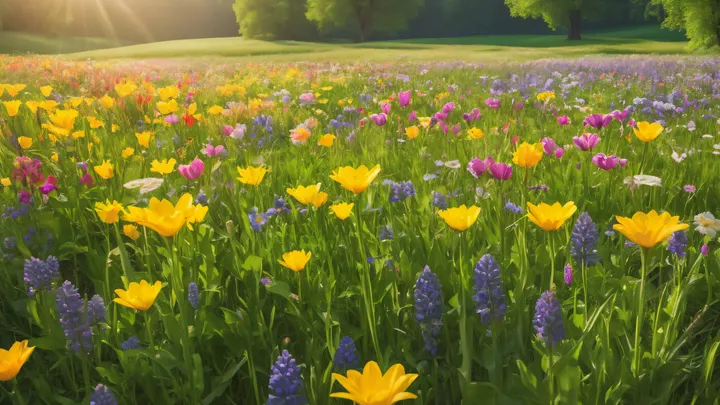 Om deze reden zijn veel voorjaarsbloemen vaak geel