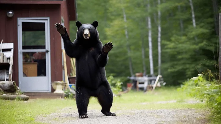 Bear Waves To Family Every Morning - One Day Dad Follows Him And Makes A Strange Discovery