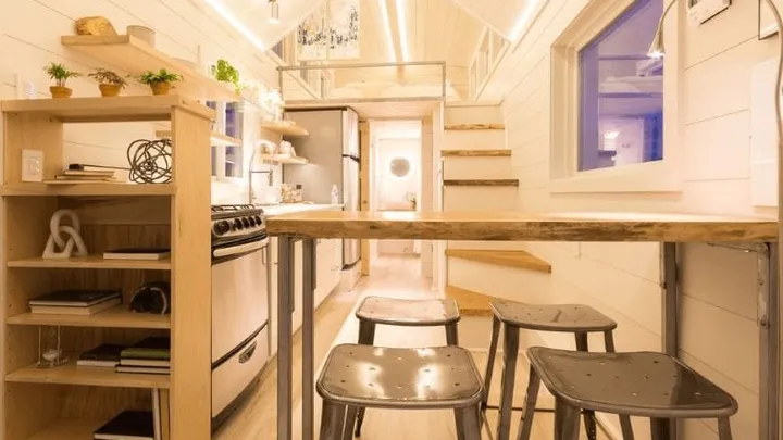 Esta pequena casa tem apenas 30 m2, mas você vai se surpreender quando você ver o interior