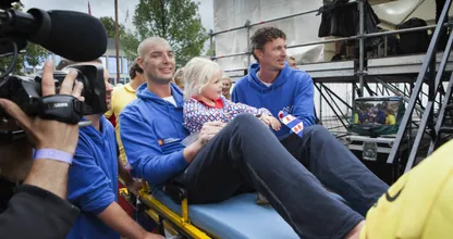 Zwemheld Maarten van der Weijden moest na wakker worden eerst in bad van zijn vrouw