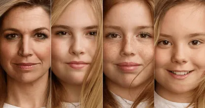 Dít detail was je vast nog niet opgevallen aan de nieuwe foto's van Máxima en de prinsesjes