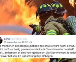Facebookbericht over het tegenwerken van hulpdiensten gaat viraal