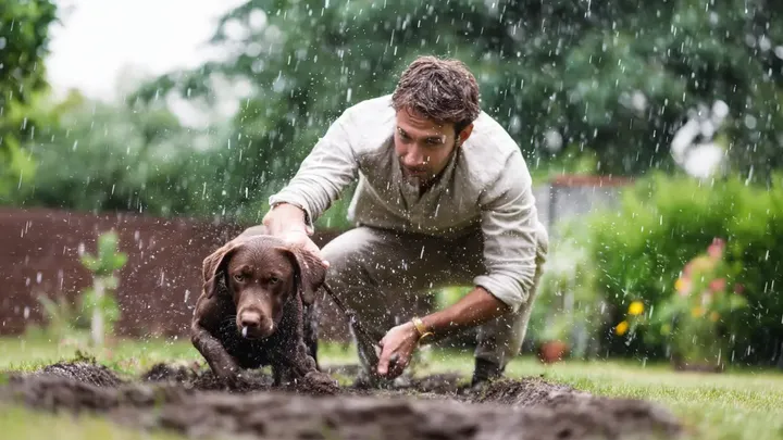 Hond begint te graven in de achtertuin - wat hij vindt verandert het leven van zijn eigenaar voor altijd