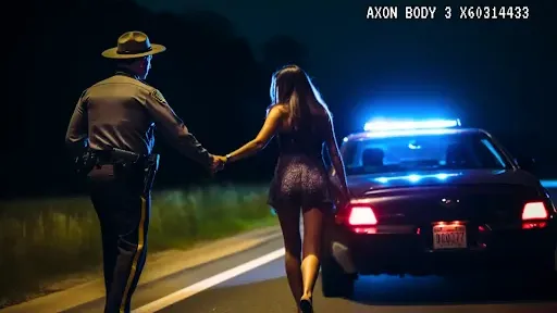 Erstaunliches Filmmaterial aufgedeckt: Frau zeichnet heimlich Polizei-Verkehrsstopp auf!