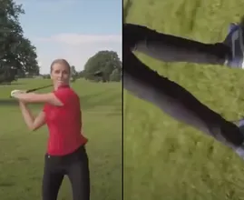 Inappropriate moments caught on camera by a drone
