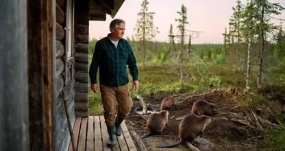 Beavers Surrounds Cabin – What They Build Leaves Owner Speechless