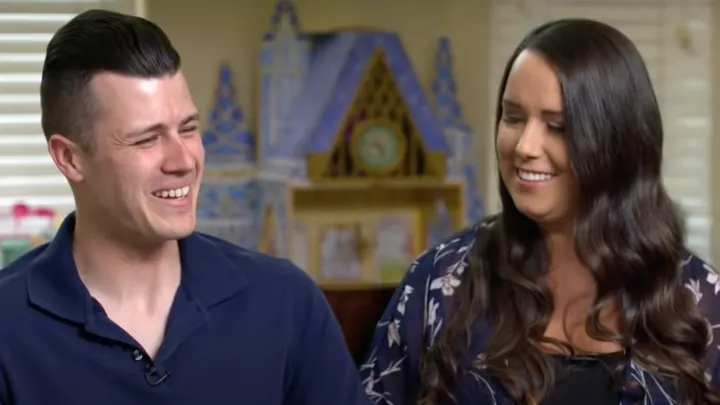 A Marine rushes home to greet his wife, but is surprised when he sees her