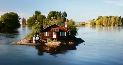 This Elderly Couple Lives in a Tiny Island Home  – But Wait Until you see Inside!