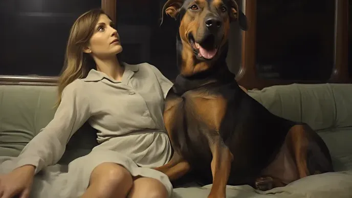 Dog Won’t Leave Woman Alone - When Husband Discovers Why, He Calls The Police