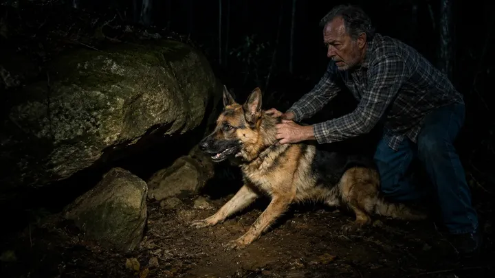 His Dog Started Acting Strange and Vanished Into the Woods—After Hours Of Searching, He Returned With THIS...
