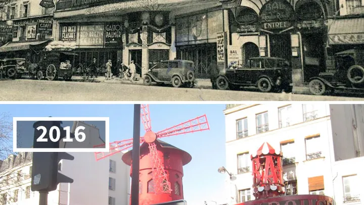 These photo's were taken 100 years apart and it's crazy how much the world has changed!