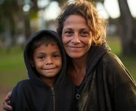 Mãe desesperada contrata mulher sem-teto como babá - ao chegar em casa, ela fica pálida