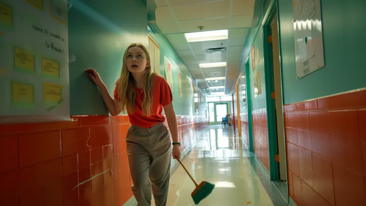 Wolf Breaks Into Elementary School – Teacher Brought to Tears by What It Carries in Its Mouth
