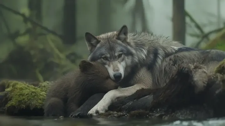 Lobo se recusa a se mover - veterinário fica chocado ao descobrir o verdadeiro motivo