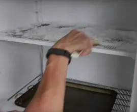 Think defrosting your freezer is difficult? It's not! It's super easy with THIS handy trick!