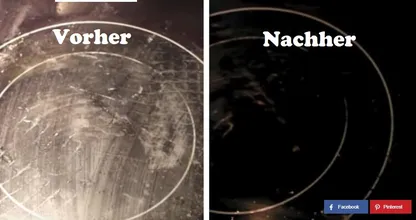 Brandflecken auf der elektronischen Herdplatte? So wirst du sie schneller los.