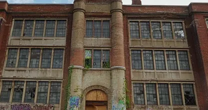 84 Year Old Man Lives Inside Abandoned High School - Don't Judge Until You See Inside!