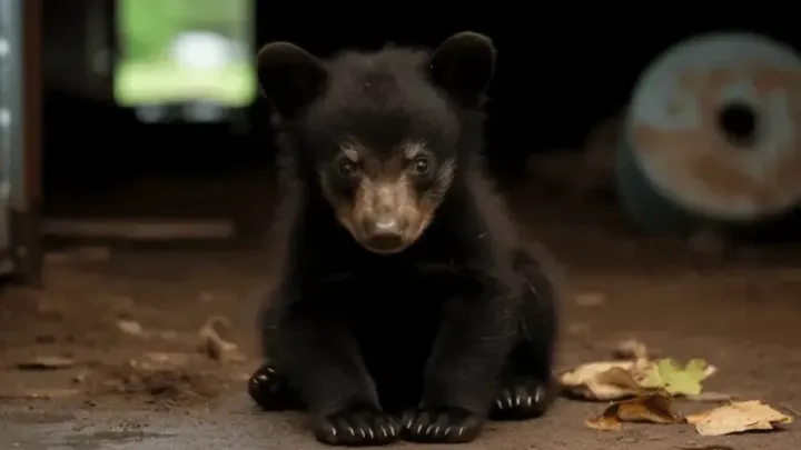 Urso acena para a família todas as manhãs - um dia, o pai faz uma descoberta chocante