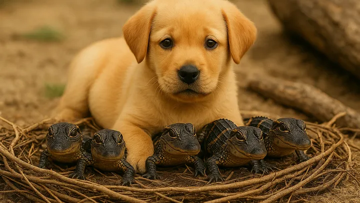 Un caimán arrebata un cachorro del jardín: ¡lo que descubren los vecinos te dejará boquiabierto!