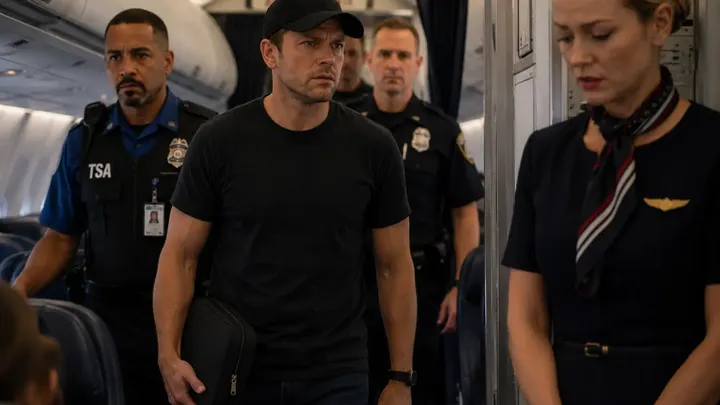 Un assistente di volo espelle un agente di polizia dall’aereo, ma poi questi si prende la sua rivincita