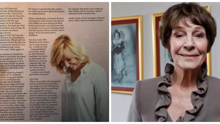 Claudia de Breij schrijft prachtige column over recente ontmoeting met Mies Bouwman